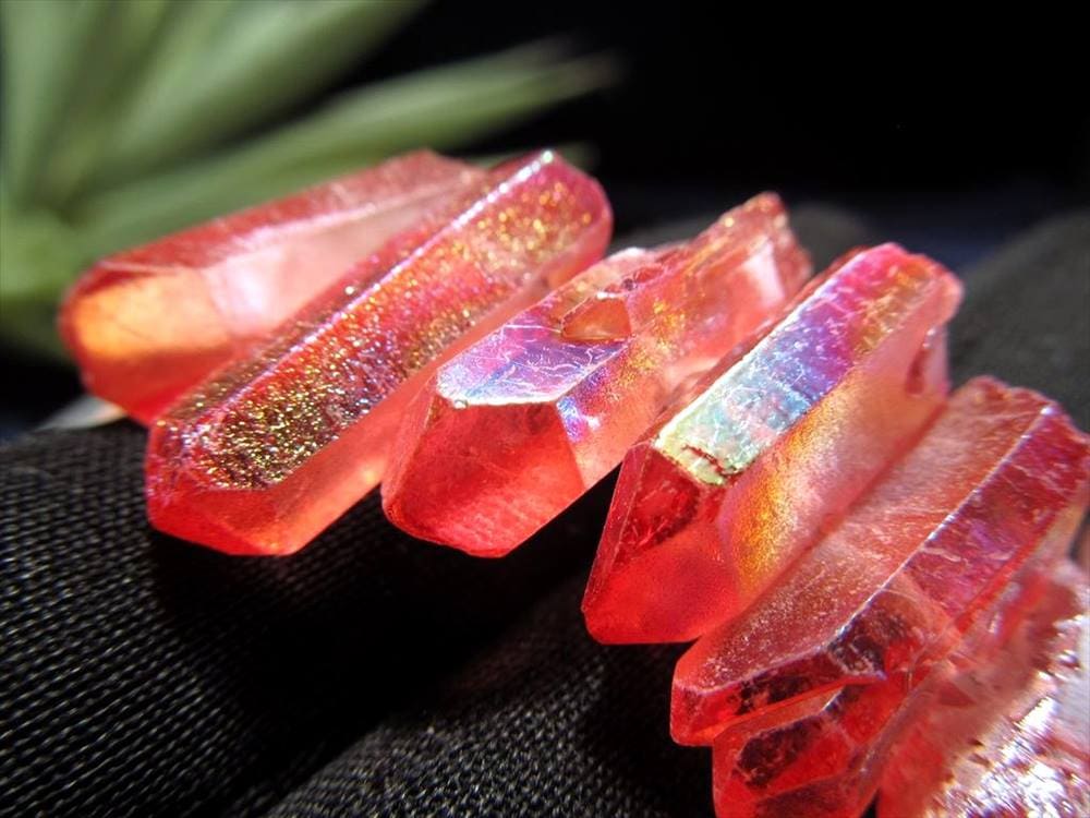 水晶 クォーツ クリスタル ポイント ビーズ