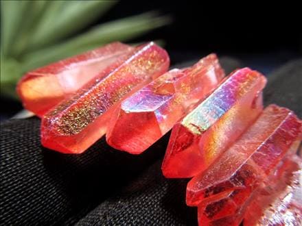 水晶 クォーツ クリスタル ポイント ビーズ