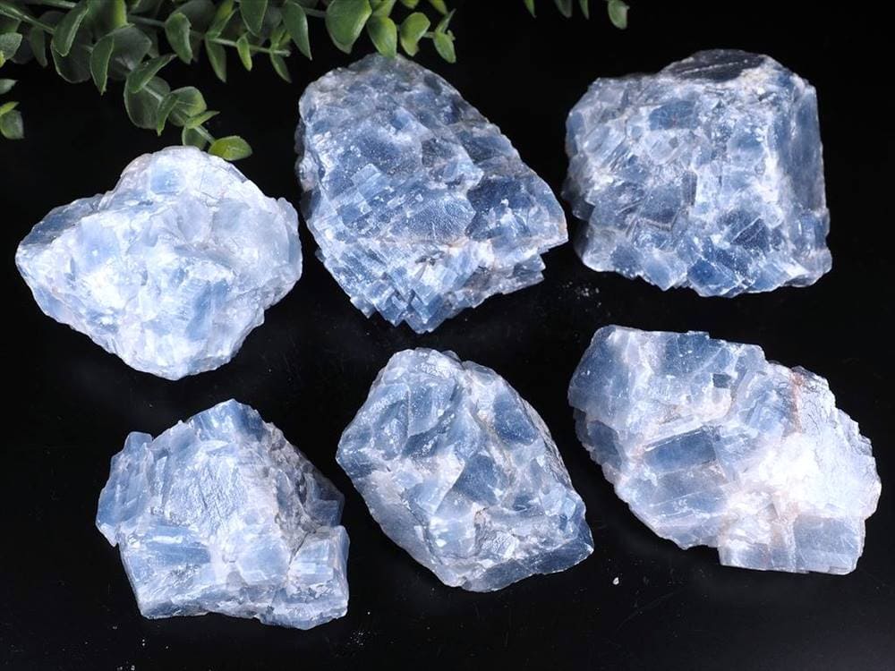 ブルーカルサイト 結晶 原石 方解石 ブルーアラゴナイト