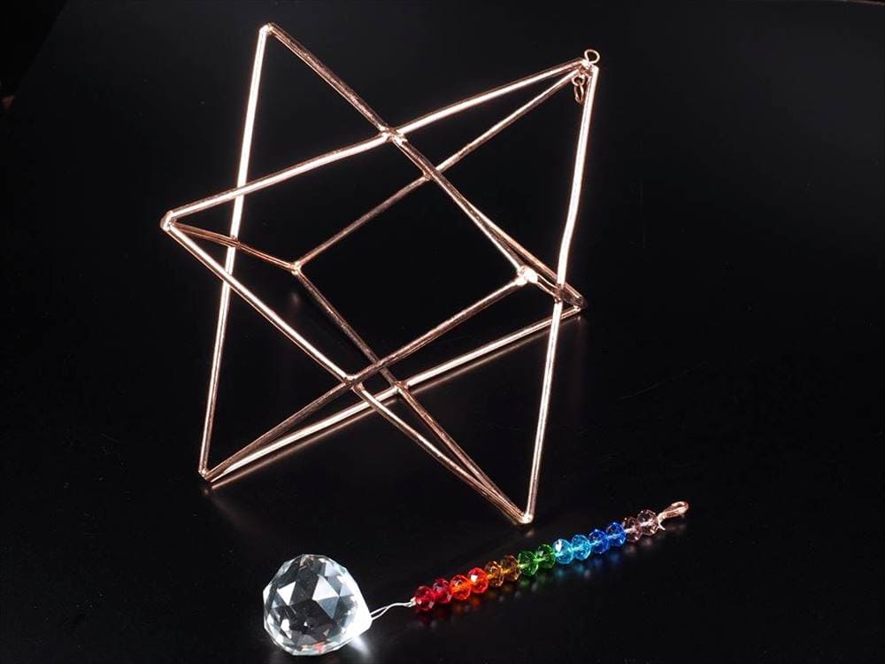 コッパー マカバスター チャクラ サンキャッチャー スピリチュアル