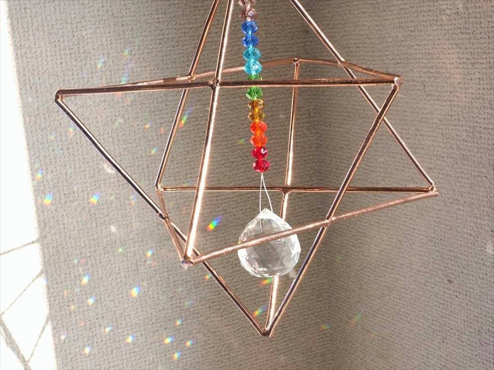 コッパー マカバスター チャクラ サンキャッチャー スピリチュアル