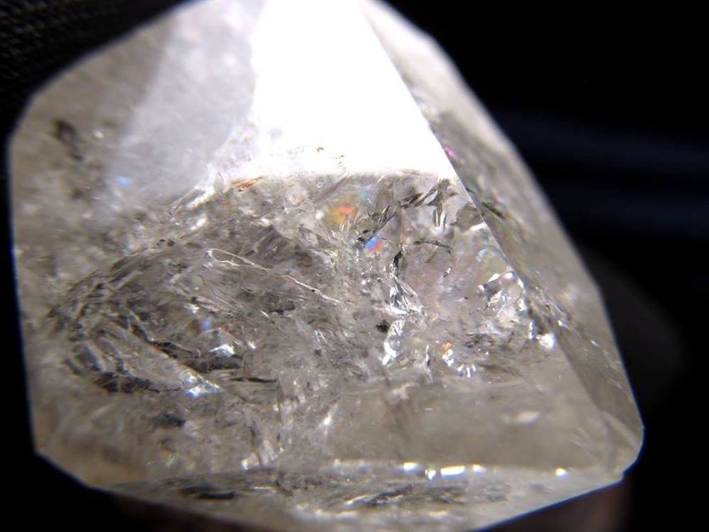 ハーキマーダイヤモンド ハーキマー水晶 結晶 ニューヨーク州ハーキマー地区産 ダイヤモンド