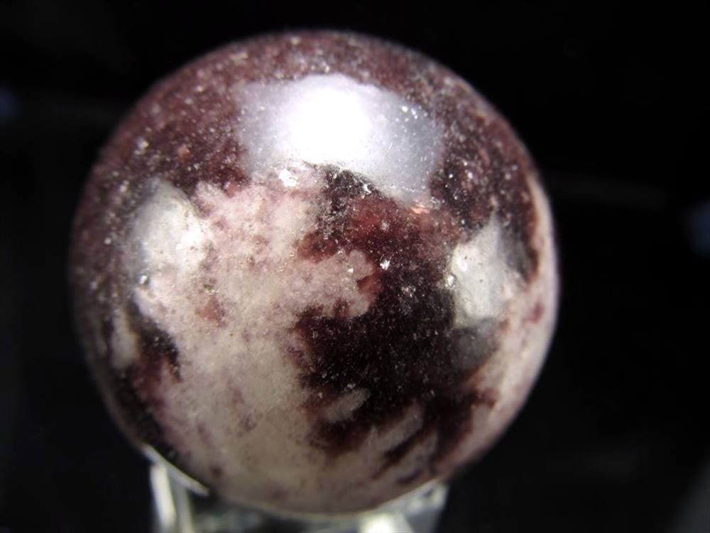 レピドライト 鱗雲母 丸玉 スフィア