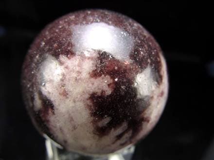 レピドライト 鱗雲母 丸玉 スフィア