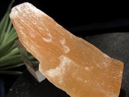 セレナイト オレンジセレナイト 透石膏 ジプサム キャッツアイ効果