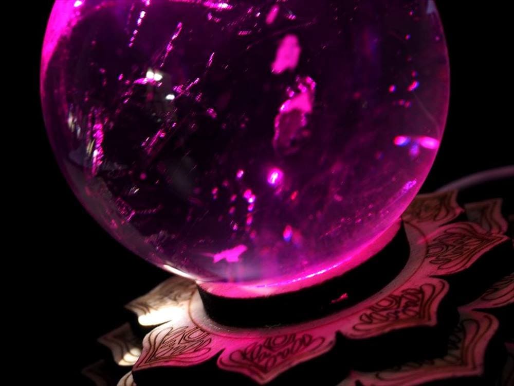 レインボー 発光 LED 台座 照明