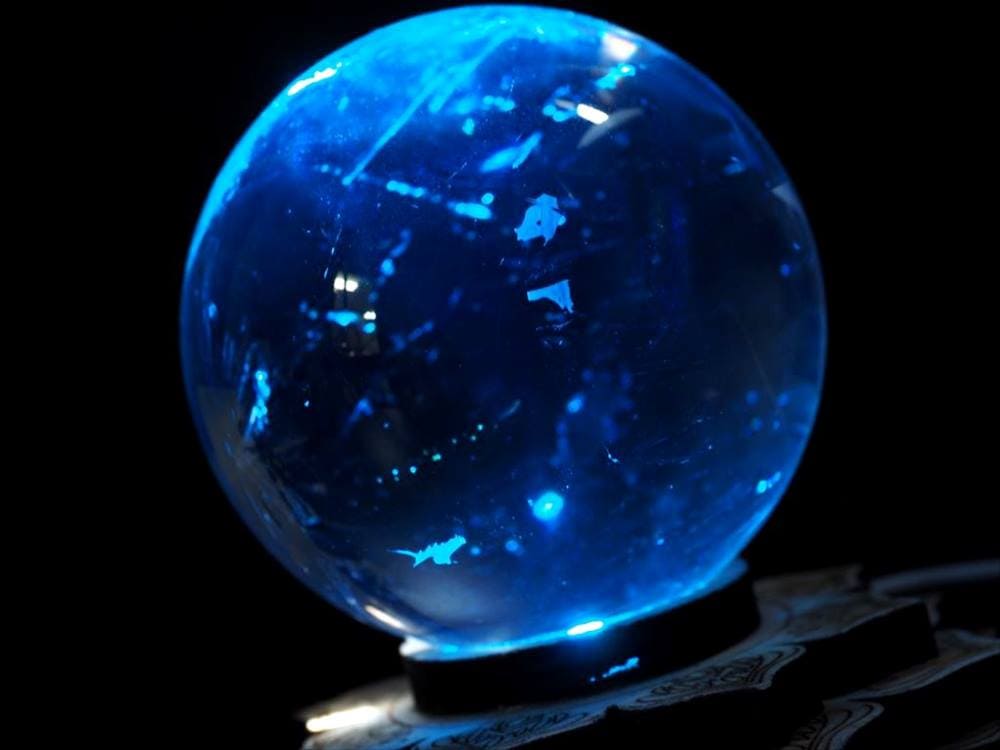 レインボー 発光 LED 台座 照明