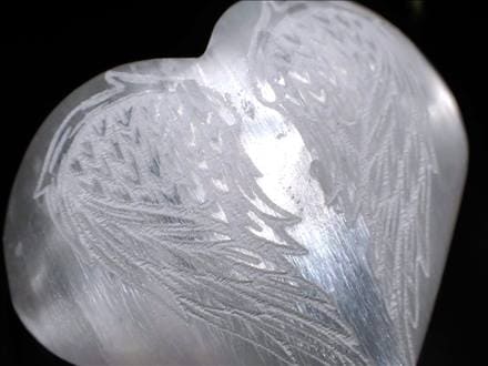 キャッツアイ セレナイト ジプサム ハート エンジェル