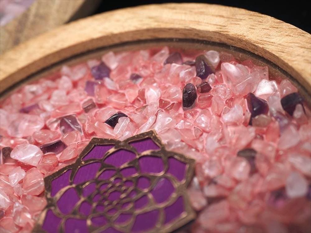 コースター インテリア 浄化 さざれ ロータス ファティマの手 女神