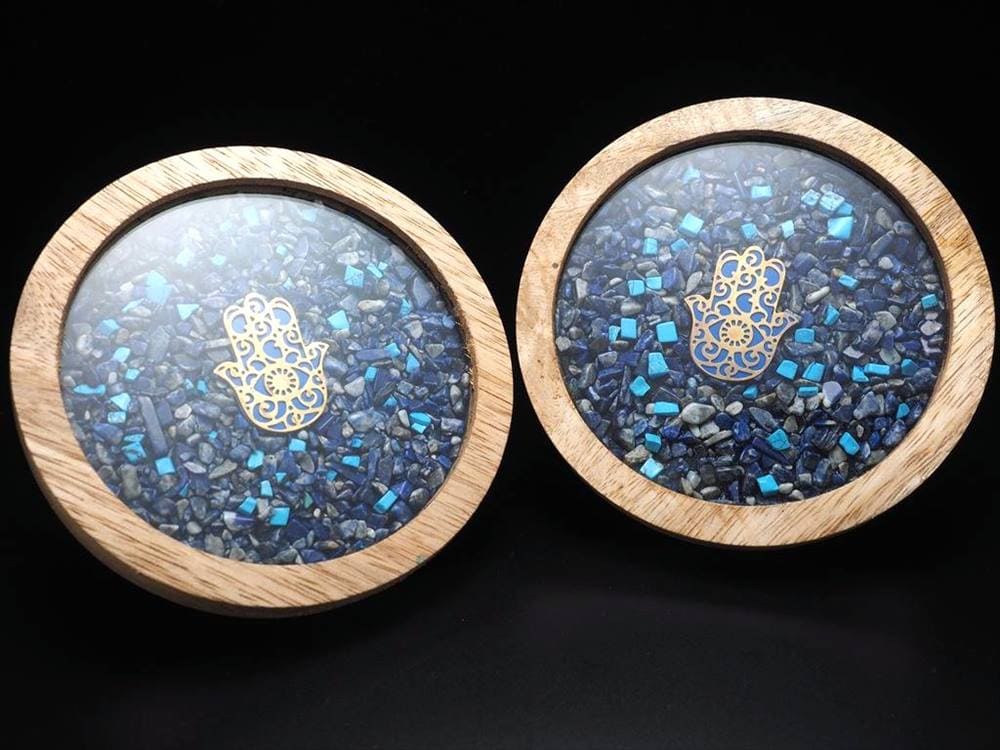 コースター インテリア 浄化 さざれ ロータス ファティマの手 女神