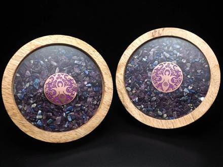 コースター インテリア 浄化 さざれ ロータス ファティマの手 女神