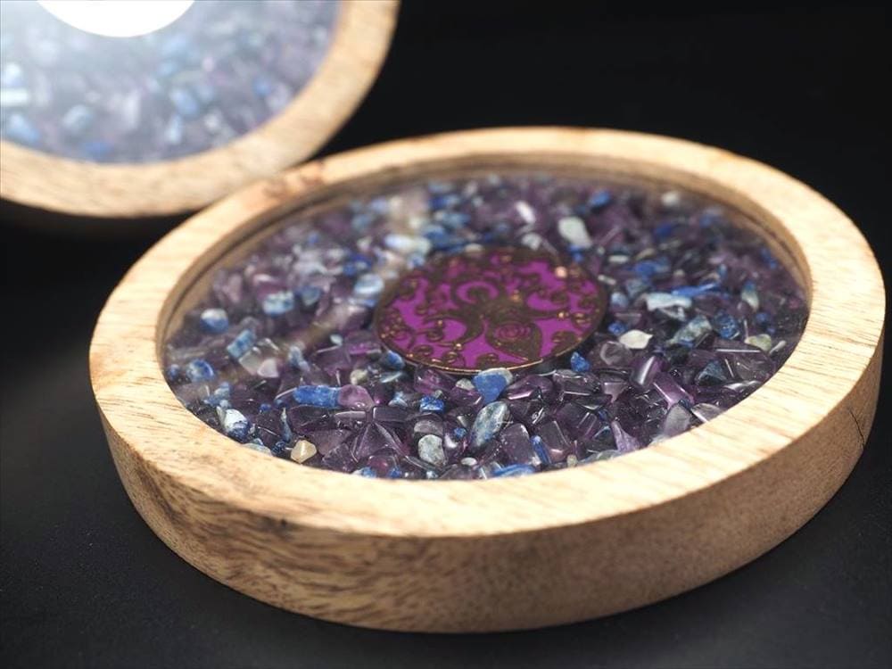 コースター インテリア 浄化 さざれ ロータス ファティマの手 女神