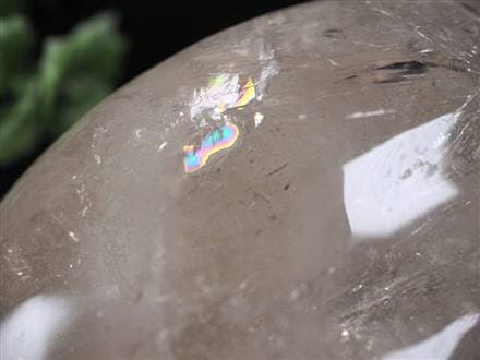 水晶 クリスタル フレイム型置物 インテリア ねじれ