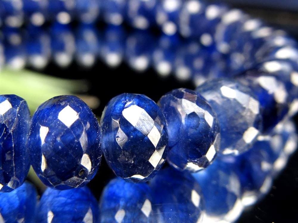 サファイア ブレスレット コランダム ボタンカット 9月の誕生石