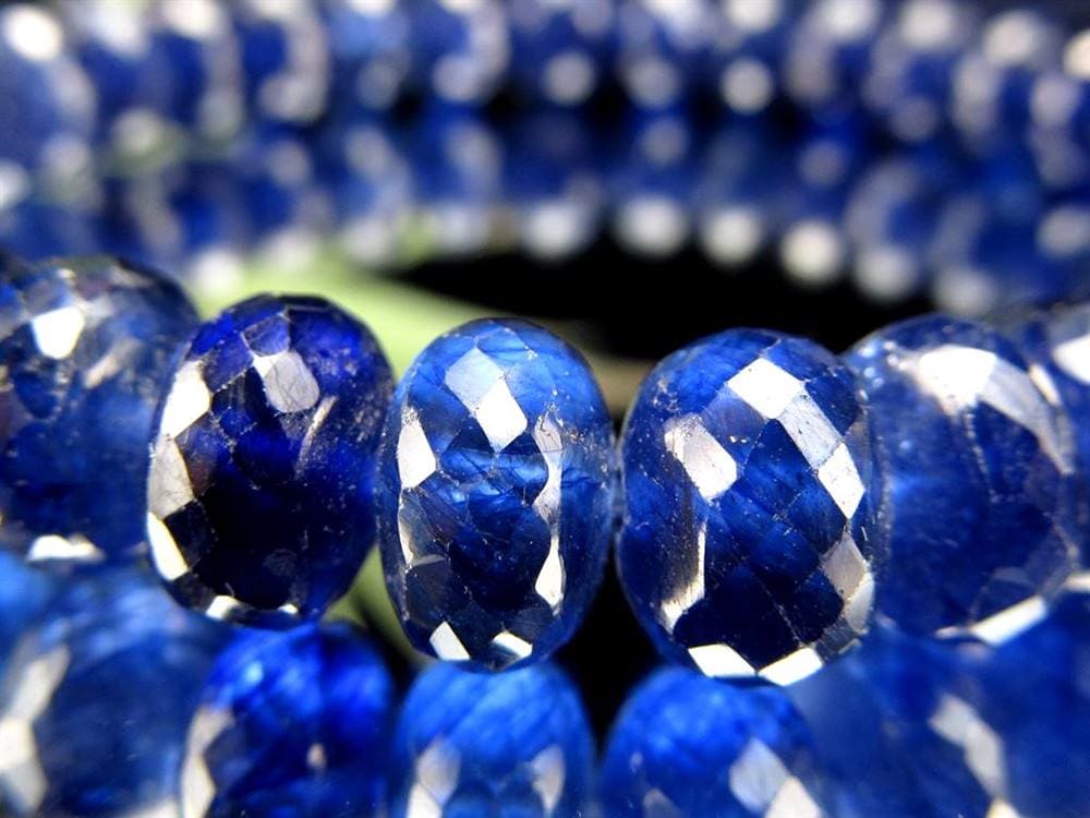 サファイア ブレスレット コランダム ボタンカット 9月の誕生石