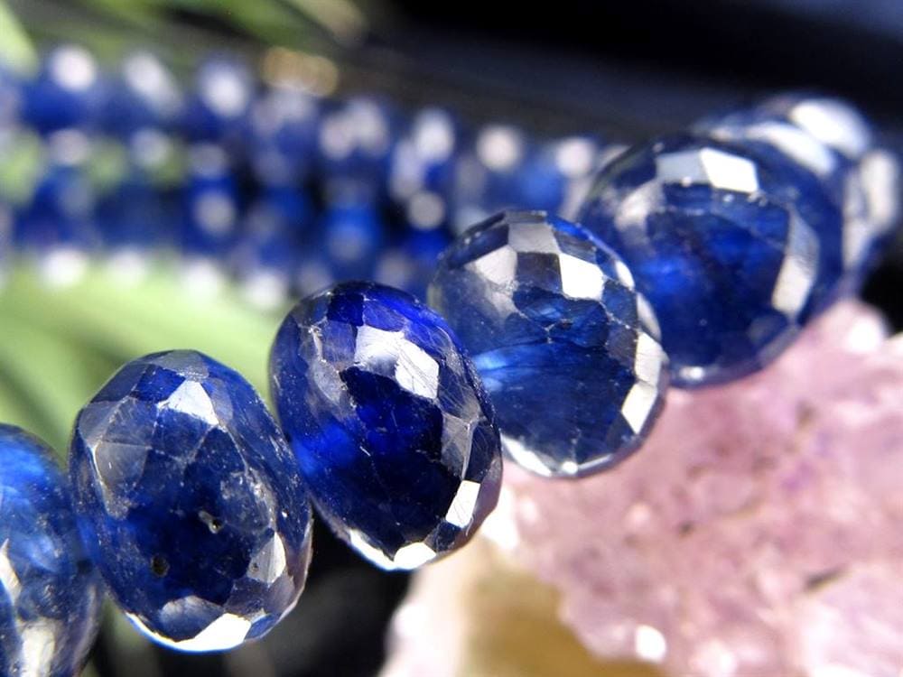 サファイア ブレスレット コランダム ボタンカット 9月の誕生石