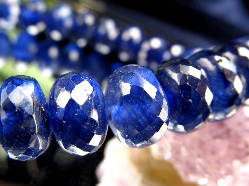 サファイア ブレスレット コランダム ボタンカット 9月の誕生石