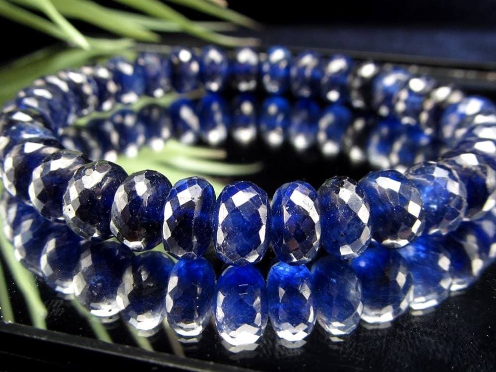 サファイア ブレスレット コランダム ボタンカット 9月の誕生石