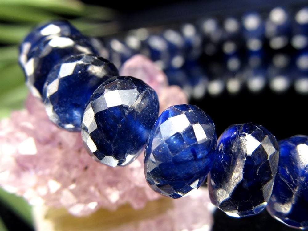 サファイア ブレスレット コランダム ボタンカット 9月の誕生石