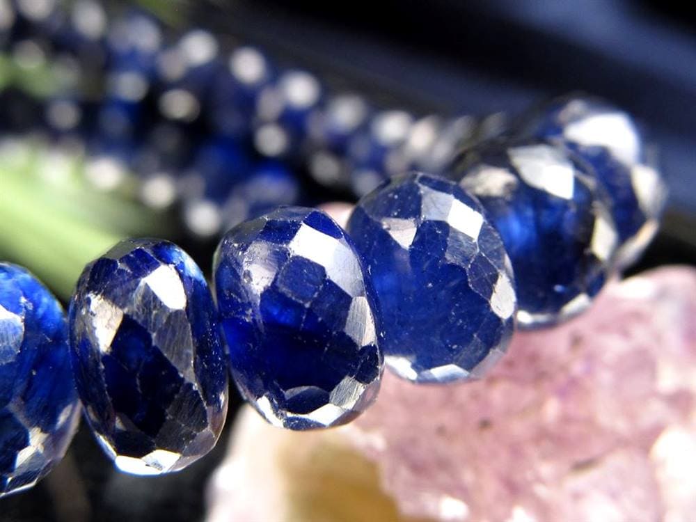 サファイア ブレスレット コランダム ボタンカット 9月の誕生石