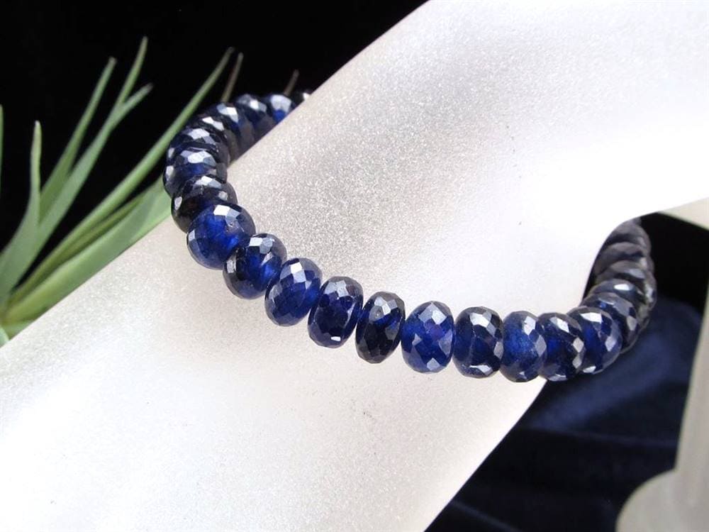 サファイア ブレスレット コランダム ボタンカット 9月の誕生石