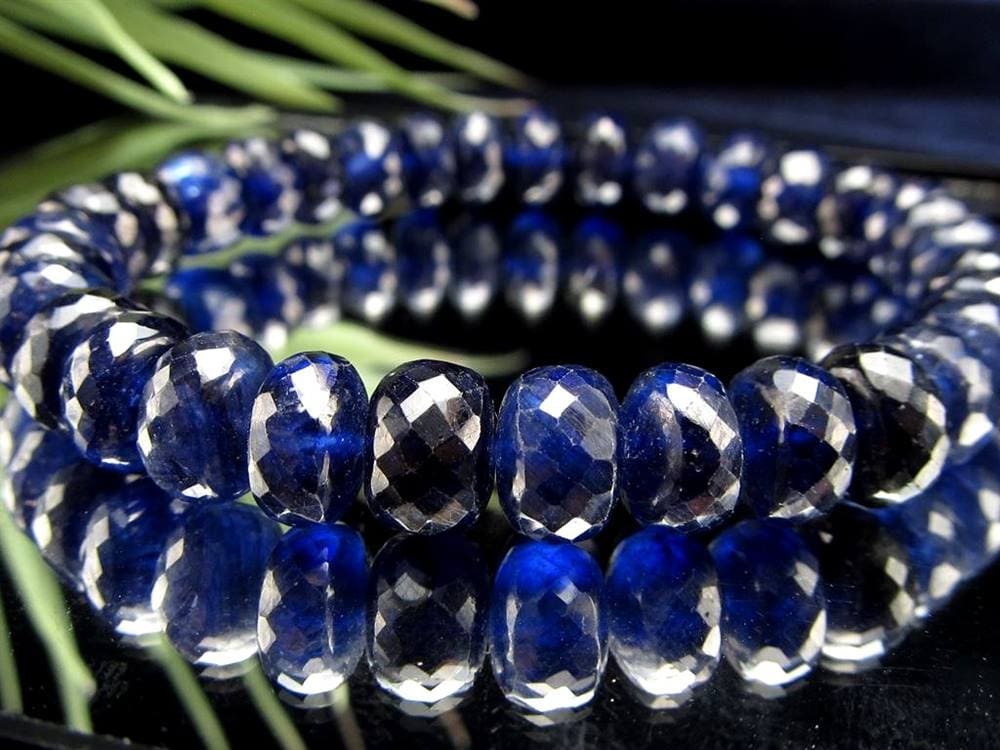 サファイア ブレスレット コランダム ボタンカット 9月の誕生石