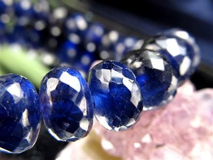 サファイア ブレスレット コランダム ボタンカット 9月の誕生石