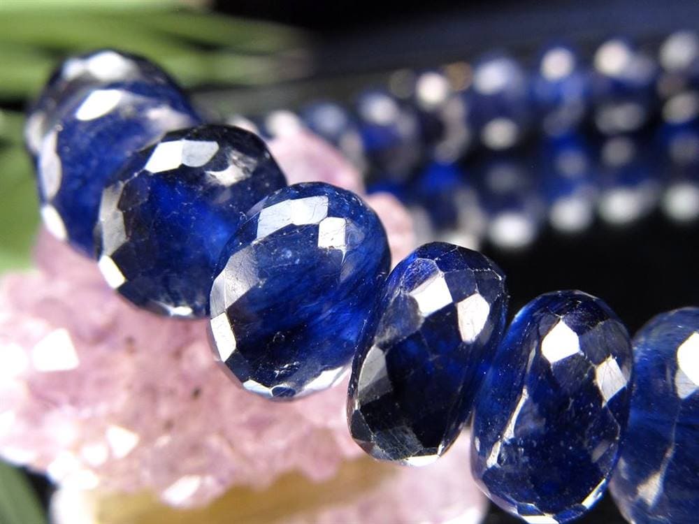 サファイア ブレスレット コランダム ボタンカット 9月の誕生石