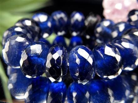 サファイア ブレスレット コランダム ボタンカット 9月の誕生石