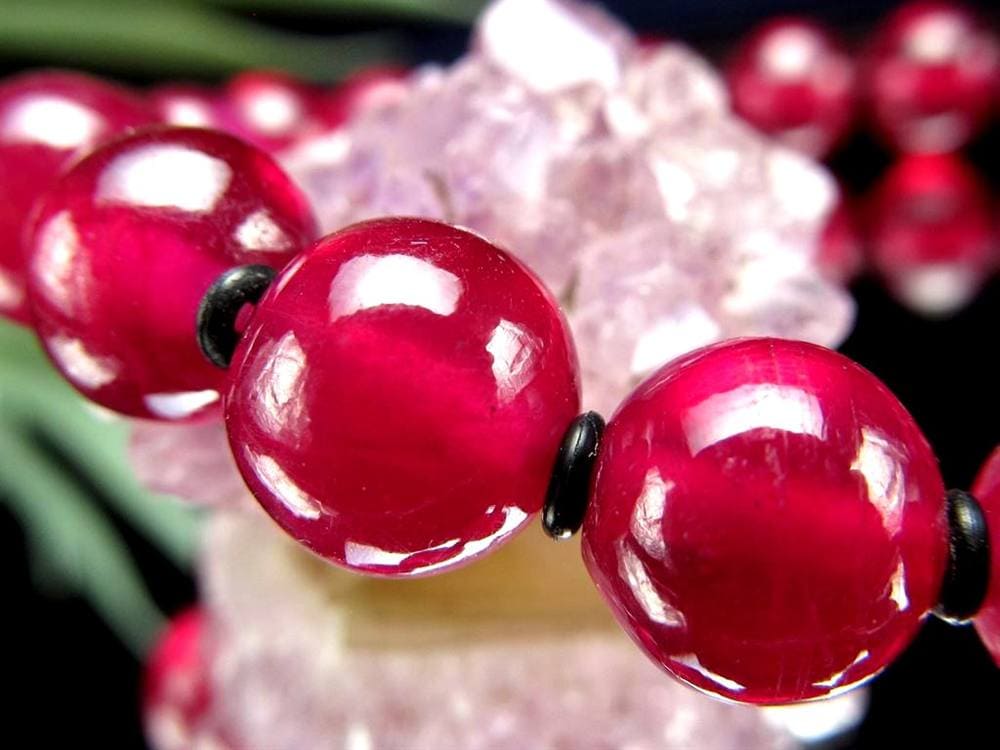 ルビー ブレスレット 宝石の女王 宝石質 ミャンマー産