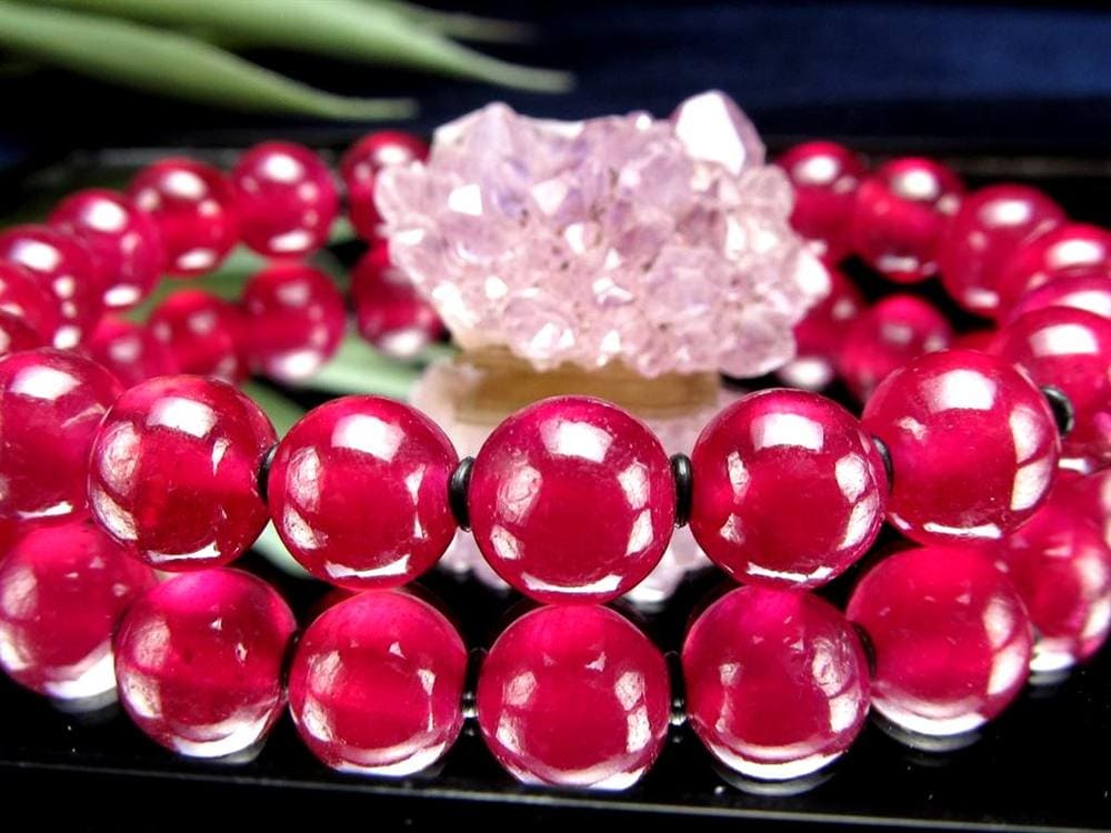 ルビー ブレスレット 宝石の女王 宝石質 ミャンマー産