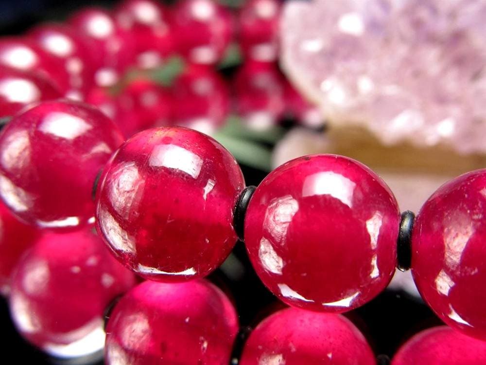 ルビー ブレスレット 宝石の女王 宝石質 ミャンマー産