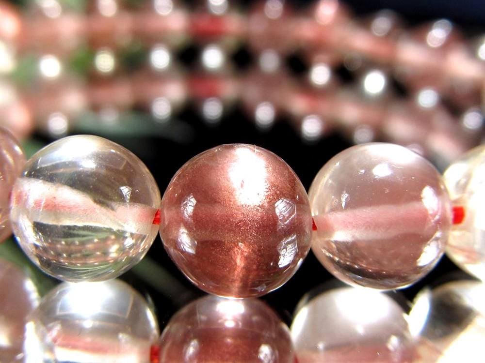 オレゴンサンストーン ブレスレット アメリカ オレゴン州産 アベンチュレッセンス サンストーン