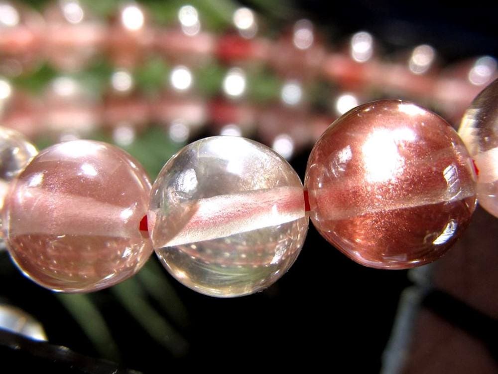 オレゴンサンストーン ブレスレット アメリカ オレゴン州産 アベンチュレッセンス サンストーン