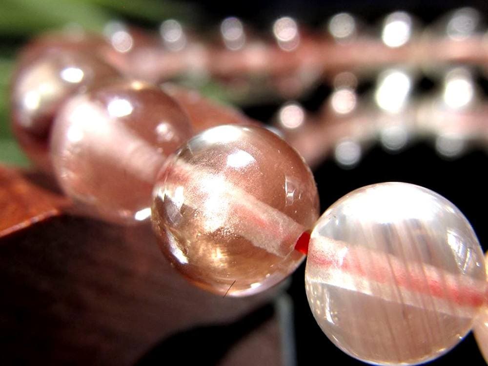 オレゴンサンストーン ブレスレット アメリカ オレゴン州産 アベンチュレッセンス サンストーン