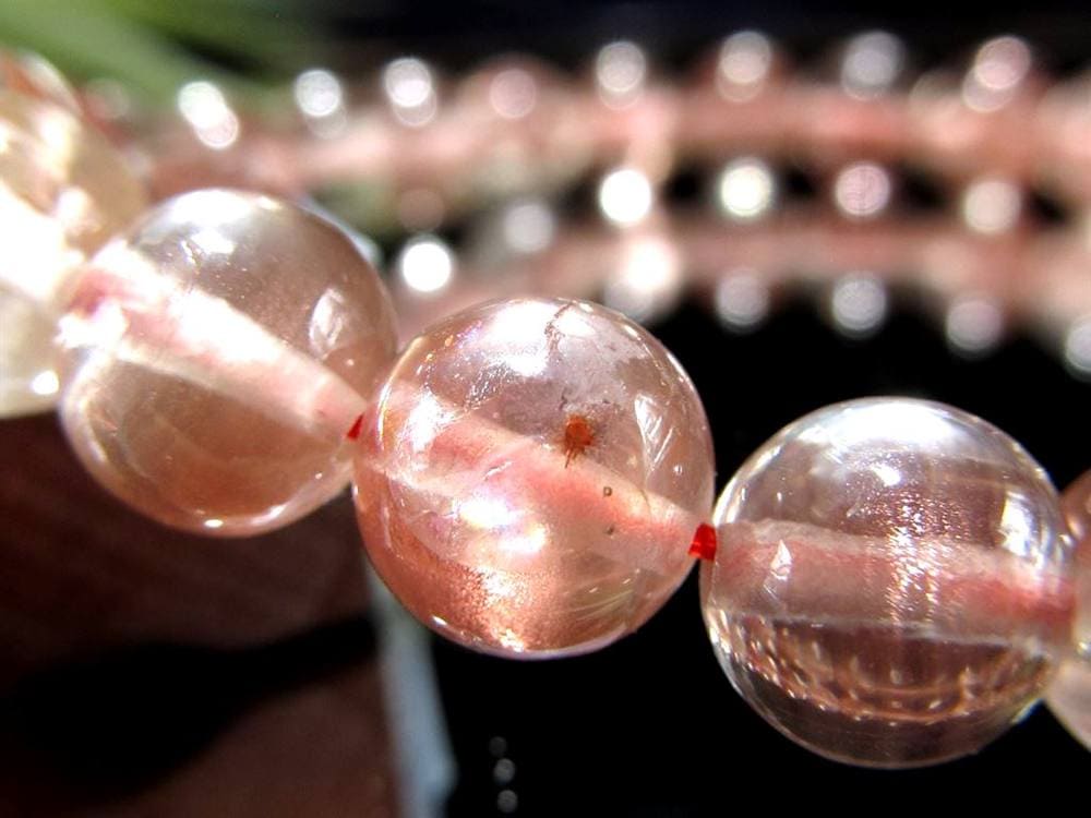 オレゴンサンストーン ブレスレット アメリカ オレゴン州産 アベンチュレッセンス サンストーン