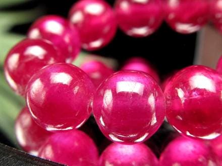 ルビー ブレスレット 宝石の女王 宝石質 ミャンマー産