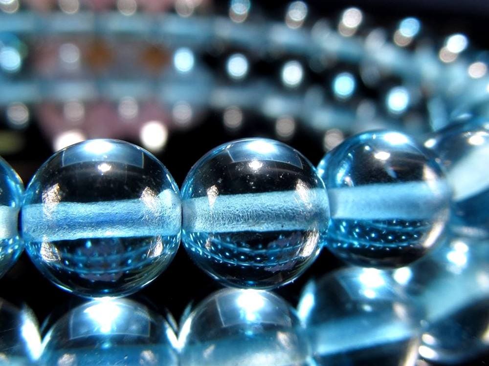 スイスブルートパーズ ブレスレット 誕生石 宝石 トパーズ