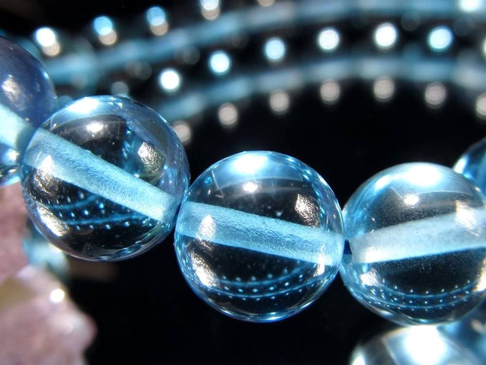 スイスブルートパーズ ブレスレット 誕生石 宝石 トパーズ