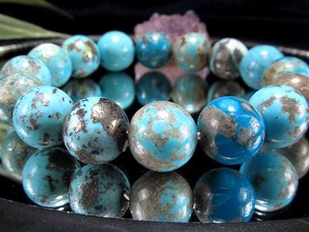 ペルシャ ペルシアン ターコイズ ブレスレット 12月の誕生石 トルコ石