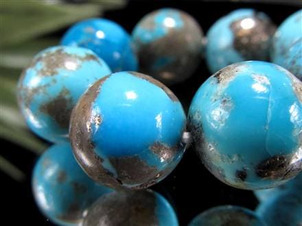 ペルシャ ペルシアン ターコイズ ブレスレット 12月の誕生石 トルコ石