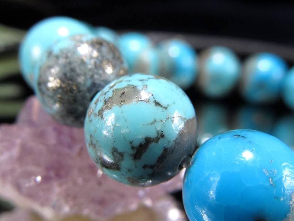 ペルシャ ペルシアン ターコイズ ブレスレット 12月の誕生石 トルコ石