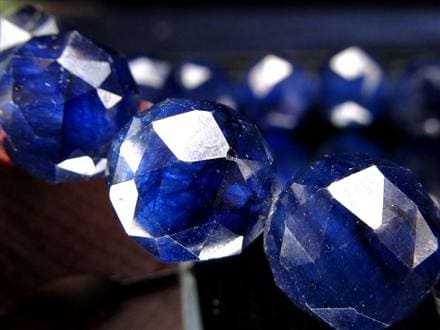 サファイア ブレスレット コランダム スターカット 9月の誕生石