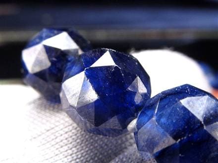 サファイア ブレスレット コランダム スターカット 9月の誕生石