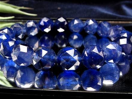 サファイア ブレスレット コランダム スターカット 9月の誕生石