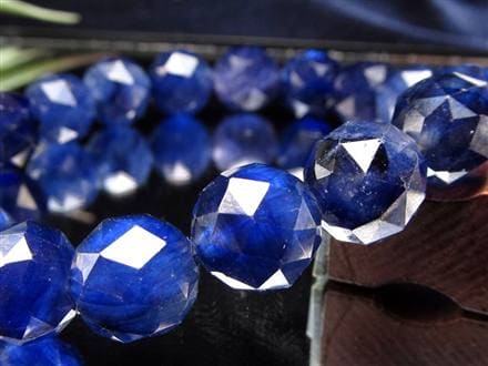 サファイア ブレスレット コランダム スターカット 9月の誕生石