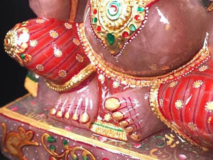 ローズクォーツガネーシャ ガネーシャ ローズガネーシャ 天然石ガネーシャ 夢を叶える象