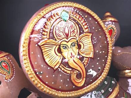 ローズクォーツガネーシャ ガネーシャ ローズガネーシャ 天然石ガネーシャ 夢を叶える象