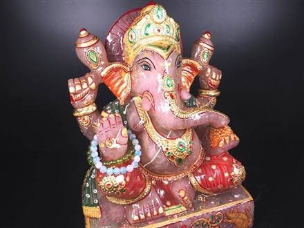 ローズクォーツガネーシャ ガネーシャ ローズガネーシャ 天然石ガネーシャ 夢を叶える象