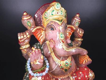 ローズクォーツガネーシャ ガネーシャ ローズガネーシャ 天然石ガネーシャ 夢を叶える象